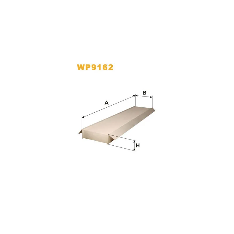 Filtre, air de l'habitacle WIX FILTERS WP9162
