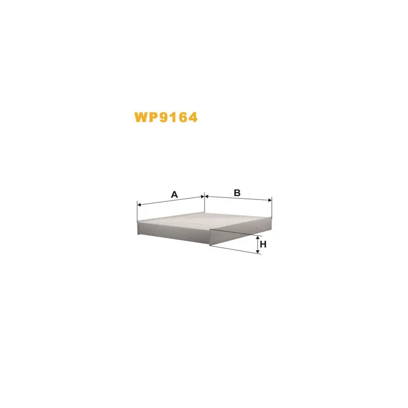 Filtre, air de l'habitacle WIX FILTERS WP9164