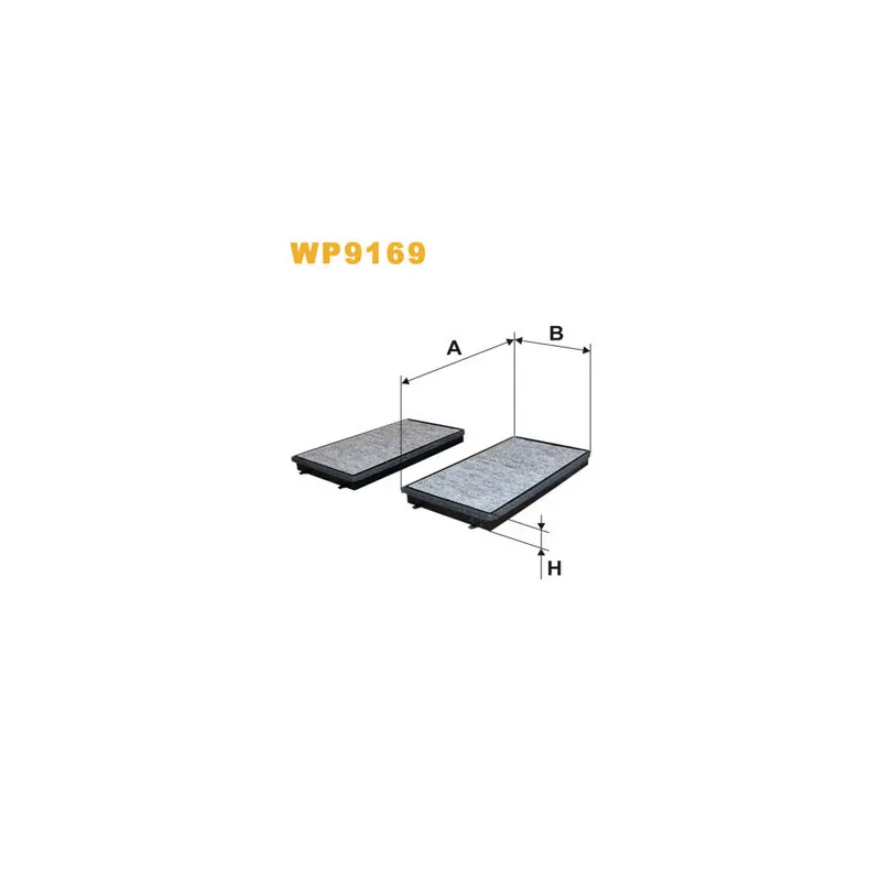 Filtre, air de l'habitacle WIX FILTERS WP9169