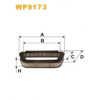 Filtre, air de l'habitacle WIX FILTERS WP9173