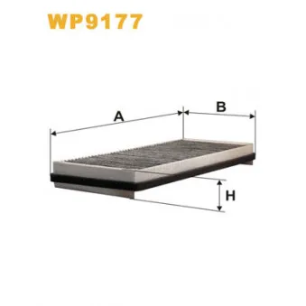 Filtre, air de l'habitacle WIX FILTERS WP9177