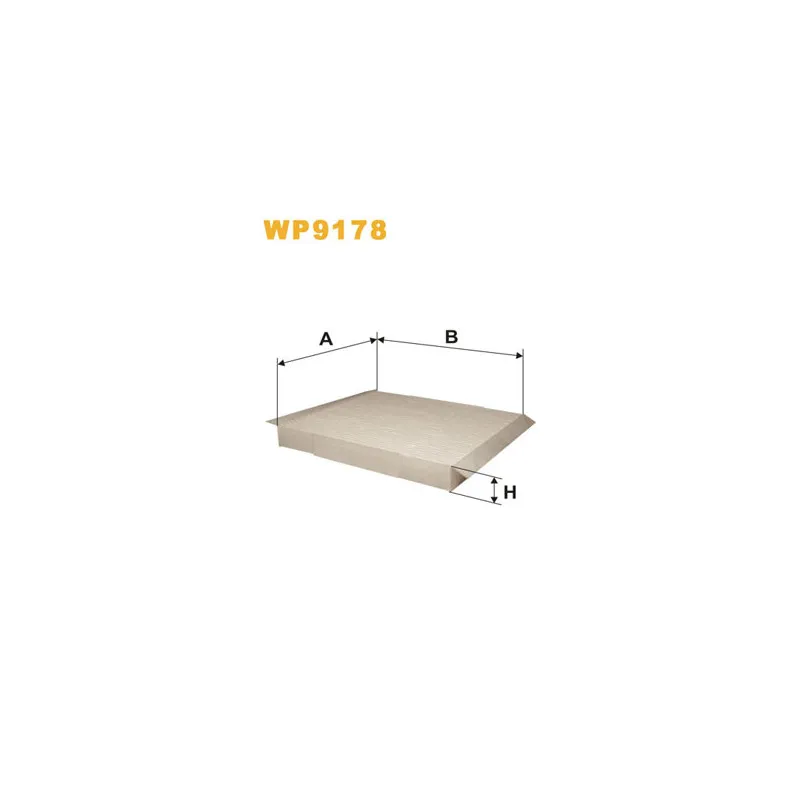 Filtre, air de l'habitacle WIX FILTERS WP9178