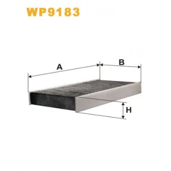 Filtre, air de l'habitacle WIX FILTERS WP9183