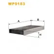 Filtre, air de l'habitacle WIX FILTERS WP9183 - Visuel 2