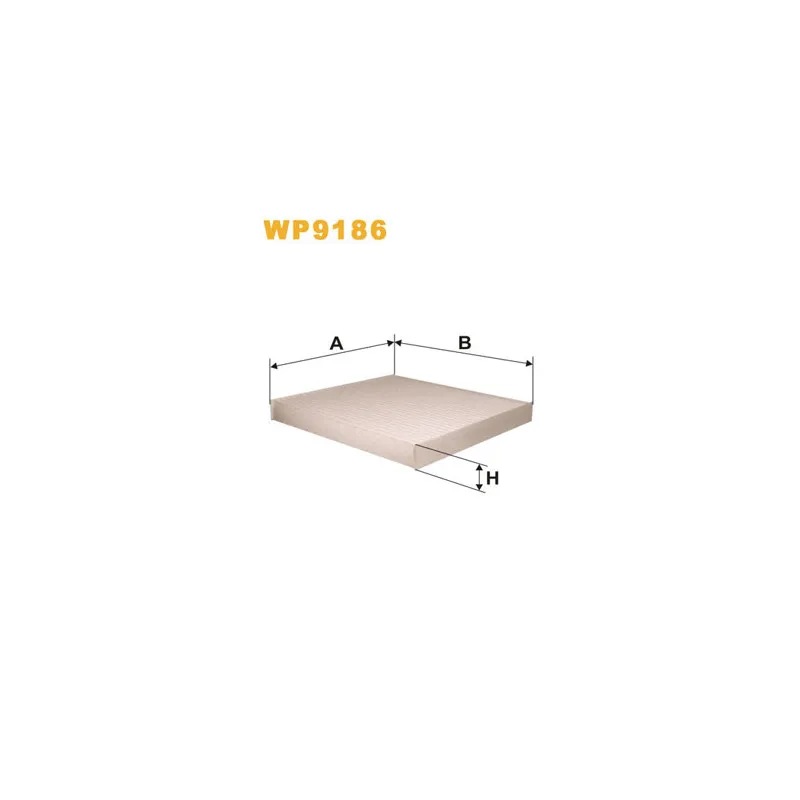 Filtre, air de l'habitacle WIX FILTERS WP9186