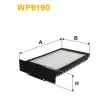 Filtre, air de l'habitacle WIX FILTERS WP9190 - Visuel 2
