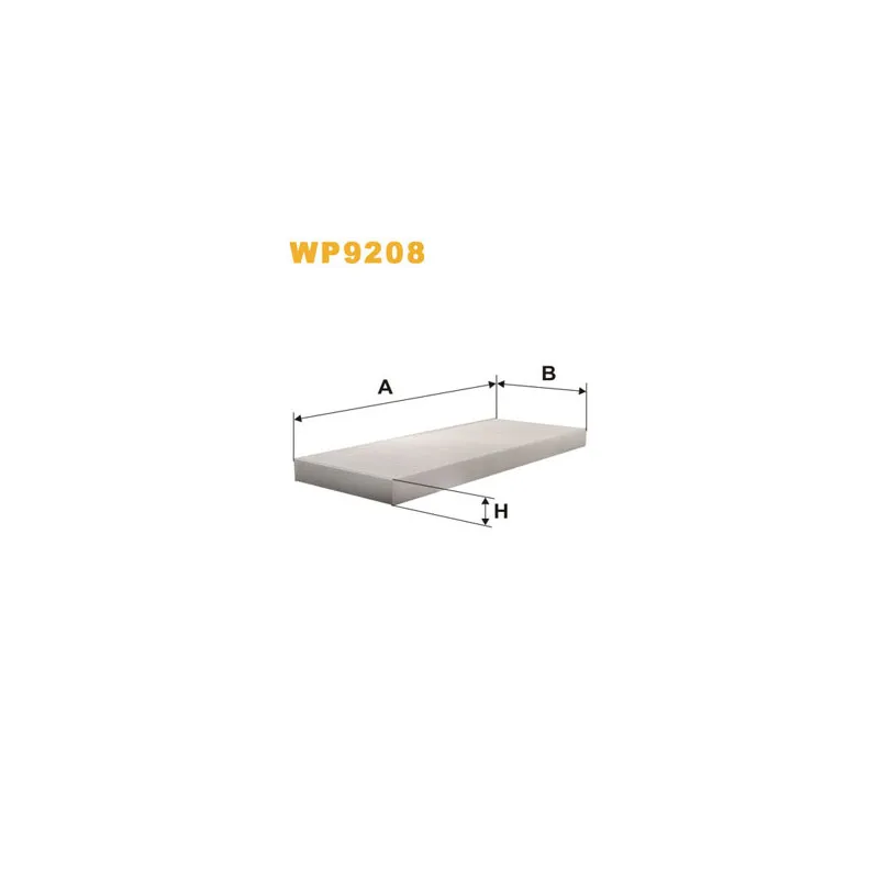 Filtre, air de l'habitacle WIX FILTERS WP9208