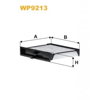 Filtre, air de l'habitacle WIX FILTERS WP9213