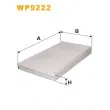 Filtre, air de l'habitacle WIX FILTERS WP9222 - Visuel 2