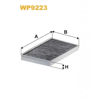 Filtre, air de l'habitacle WIX FILTERS WP9223
