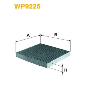 Filtre, air de l'habitacle WIX FILTERS WP9225