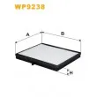 Filtre, air de l'habitacle WIX FILTERS WP9238 - Visuel 2