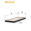 Filtre, air de l'habitacle WIX FILTERS WP9244 - Visuel 1