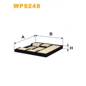 Filtre, air de l'habitacle WIX FILTERS WP9248