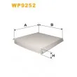Filtre, air de l'habitacle WIX FILTERS WP9252 - Visuel 2