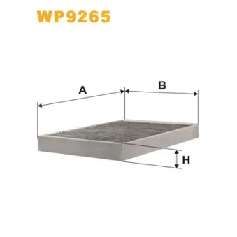 Filtre, air de l'habitacle WIX FILTERS WP9265