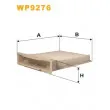 Filtre, air de l'habitacle WIX FILTERS WP9276 - Visuel 2