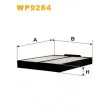Filtre, air de l'habitacle WIX FILTERS WP9284 - Visuel 2