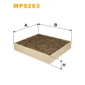 Filtre, air de l'habitacle WIX FILTERS WP9293