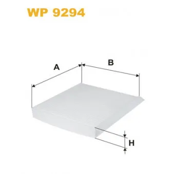 Filtre, air de l'habitacle WIX FILTERS WP9294
