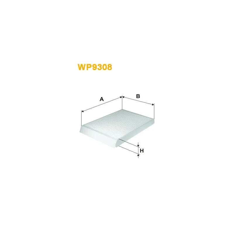 Filtre, air de l'habitacle WIX FILTERS WP9308