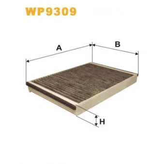 Filtre, air de l'habitacle WIX FILTERS WP9309