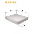 Filtre, air de l'habitacle WIX FILTERS WP9314 - Visuel 2