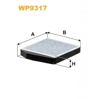 Filtre, air de l'habitacle WIX FILTERS WP9317