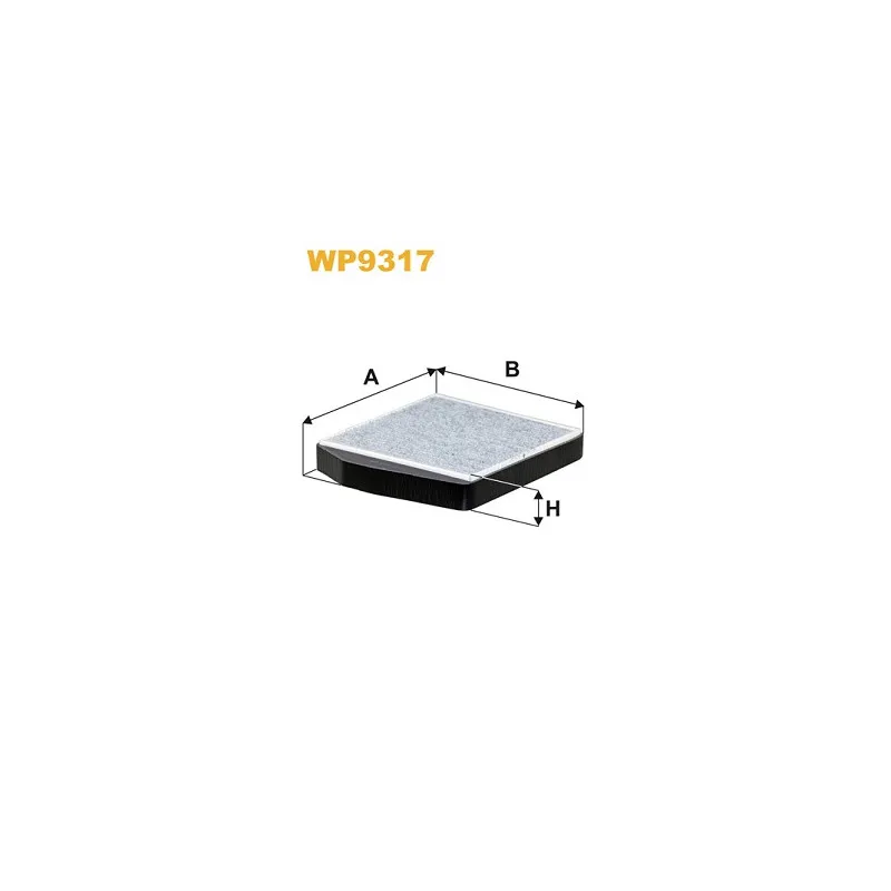 Filtre, air de l'habitacle WIX FILTERS WP9317