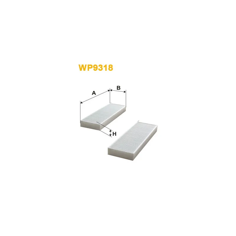 Filtre, air de l'habitacle WIX FILTERS WP9318