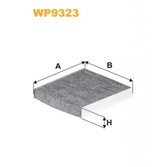 Filtre, air de l'habitacle WIX FILTERS WP9323