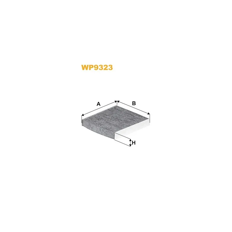 Filtre, air de l'habitacle WIX FILTERS WP9323