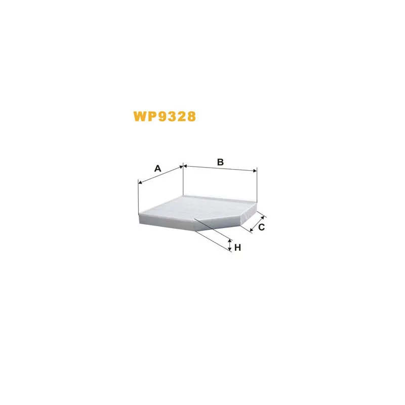 Filtre, air de l'habitacle WIX FILTERS WP9328