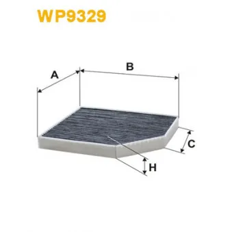 Filtre, air de l'habitacle WIX FILTERS WP9329