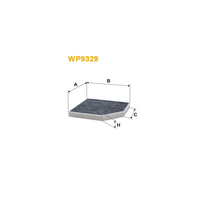 Filtre, air de l'habitacle WIX FILTERS WP9329
