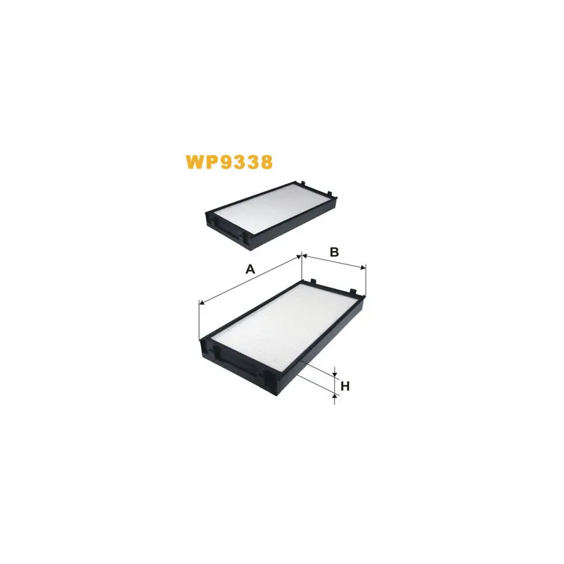 Filtre, air de l'habitacle WIX FILTERS WP9338