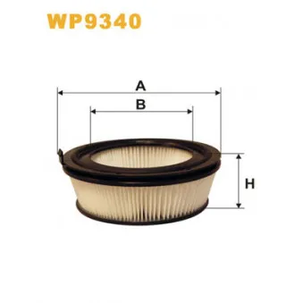 Filtre, air de l'habitacle WIX FILTERS WP9340