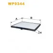 Filtre, air de l'habitacle WIX FILTERS WP9344 - Visuel 1