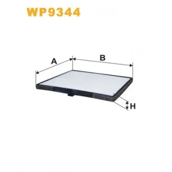 Filtre, air de l'habitacle WIX FILTERS