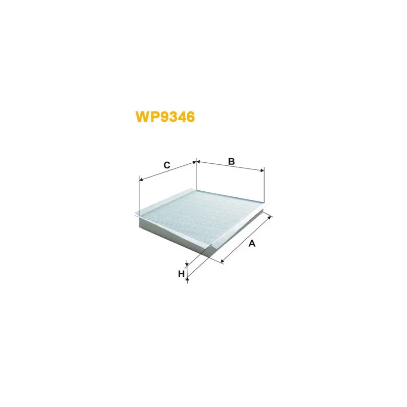 Filtre, air de l'habitacle WIX FILTERS WP9346