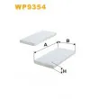 Filtre, air de l'habitacle WIX FILTERS WP9354 - Visuel 2