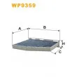 Filtre, air de l'habitacle WIX FILTERS WP9359 - Visuel 2