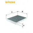 Filtre, air de l'habitacle WIX FILTERS WP9365 - Visuel 1