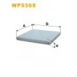 Filtre, air de l'habitacle WIX FILTERS WP9368 - Visuel 2