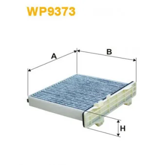 Filtre, air de l'habitacle WIX FILTERS WP9373