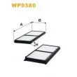 Filtre, air de l'habitacle WIX FILTERS WP9380 - Visuel 2