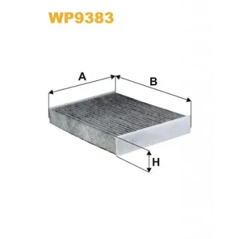 Filtre, air de l'habitacle WIX FILTERS WP9383