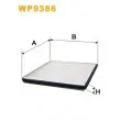 Filtre, air de l'habitacle WIX FILTERS WP9386 - Visuel 2