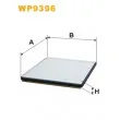 Filtre, air de l'habitacle WIX FILTERS WP9396 - Visuel 1