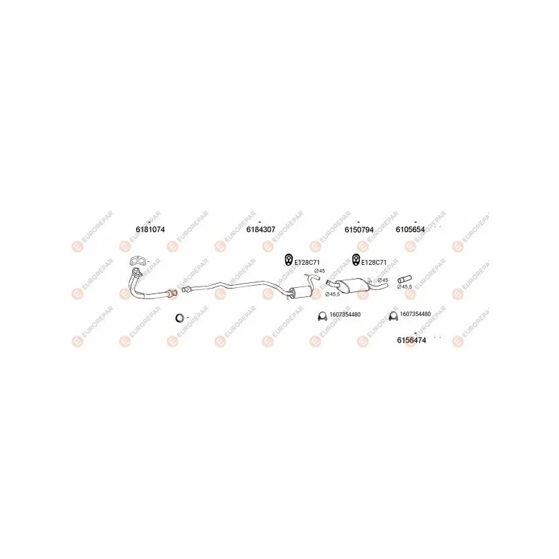 Échappement EUROREPAR 101081
